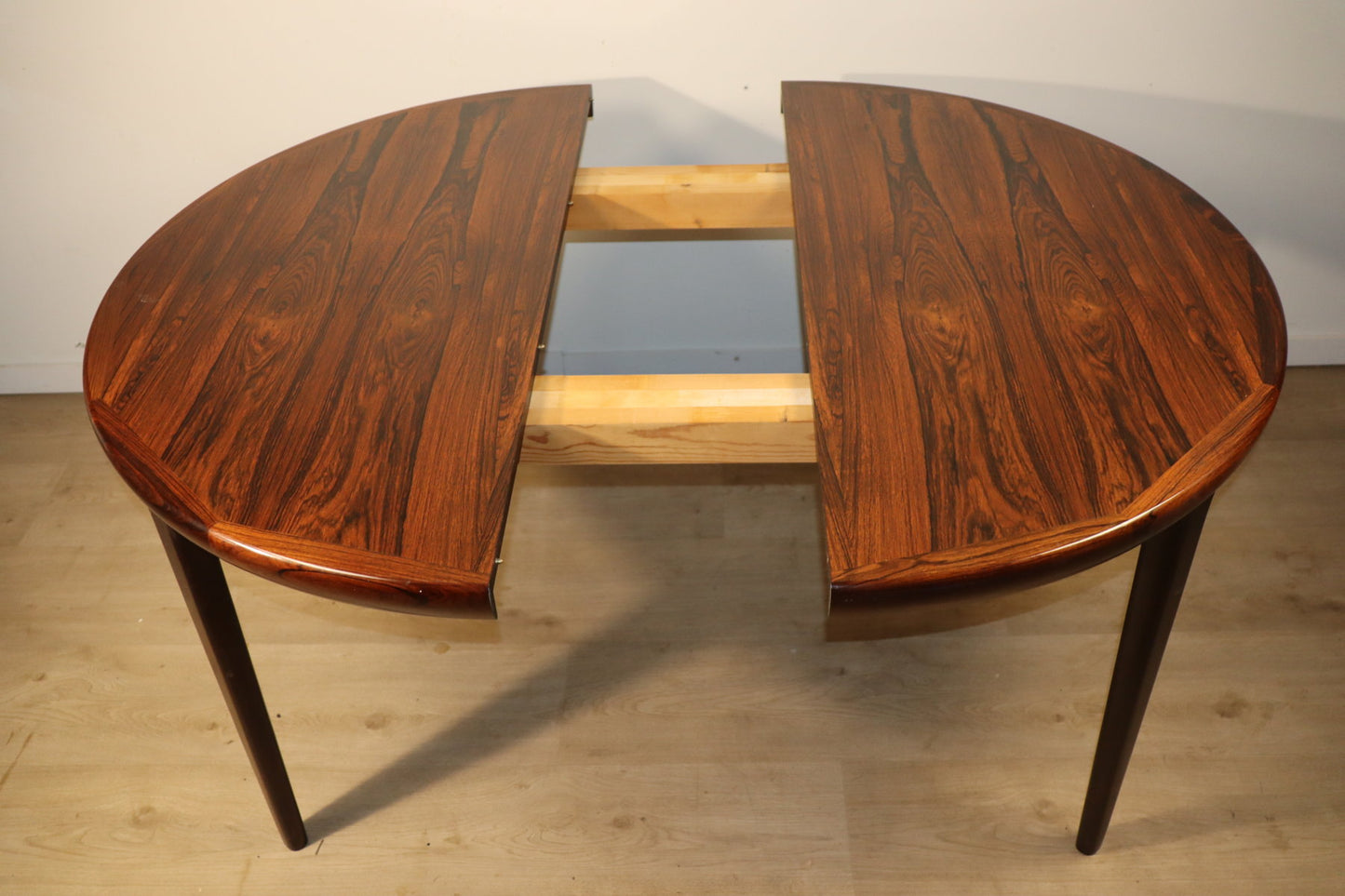 Table de repas extensible scandinave VV Mobler en palissandre, 1960