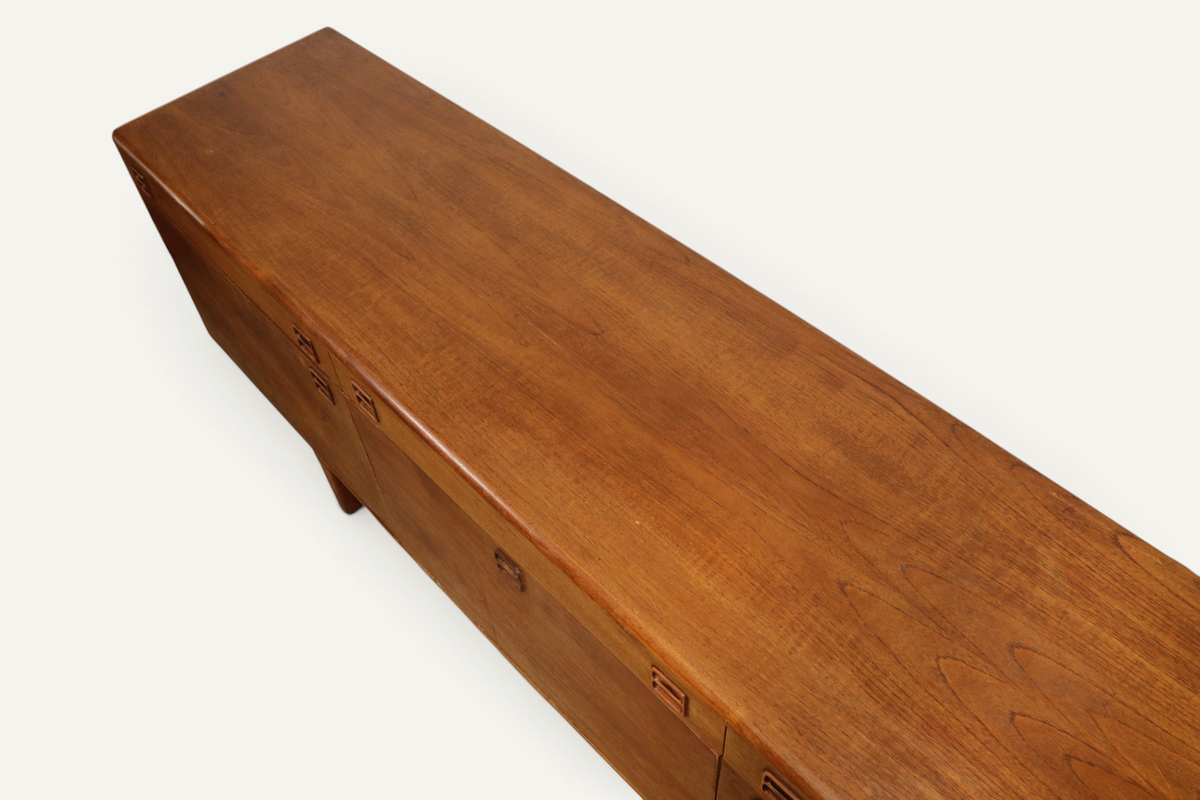 Enfilade scandinave en teck – années 1960