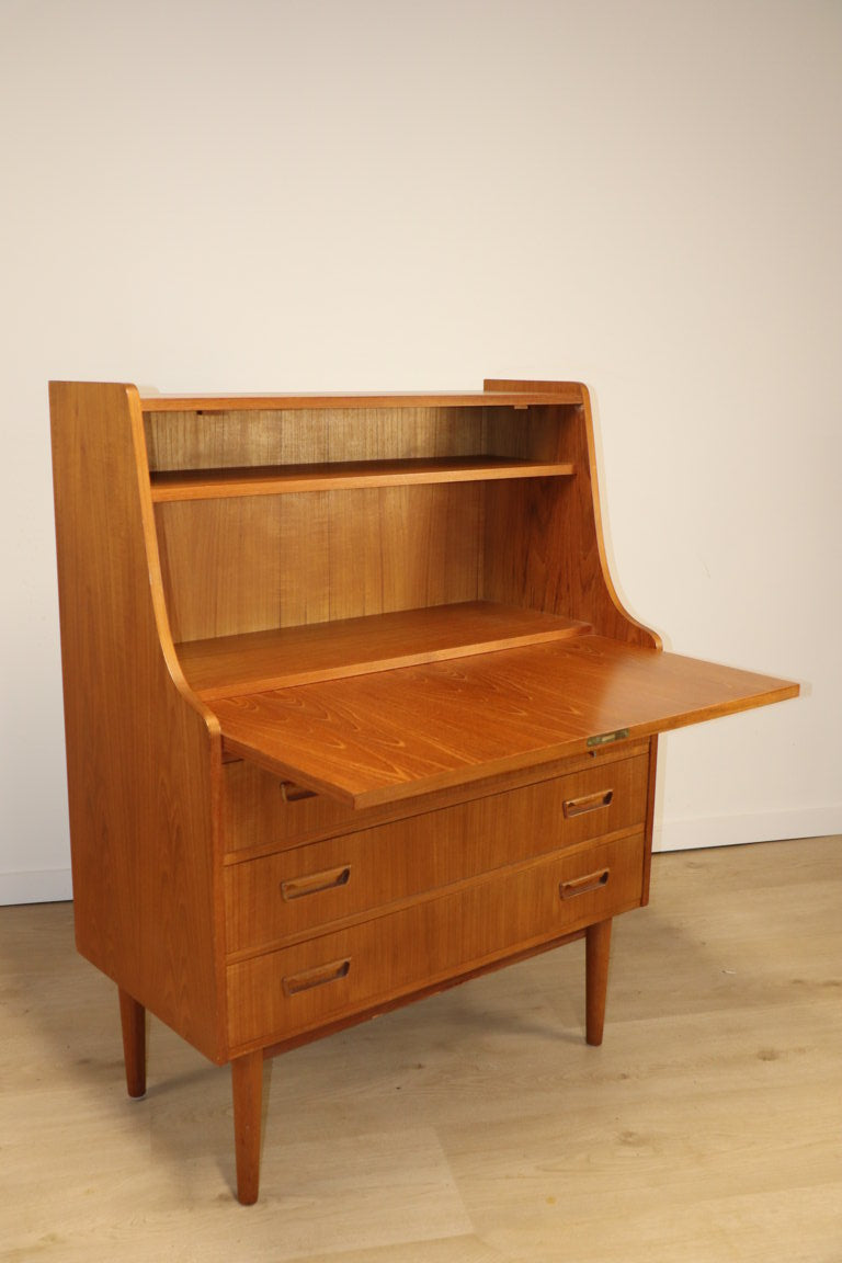 Secrétaire scandinave par Gunnar Nielsen Tibergaard en teck, 1960