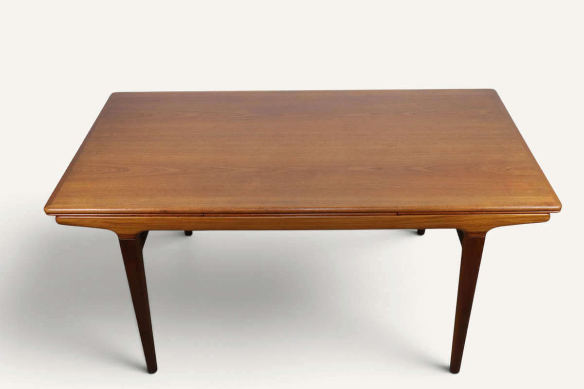 Table de repas scandinave extensible de Johannes Andersen en teck - 1960