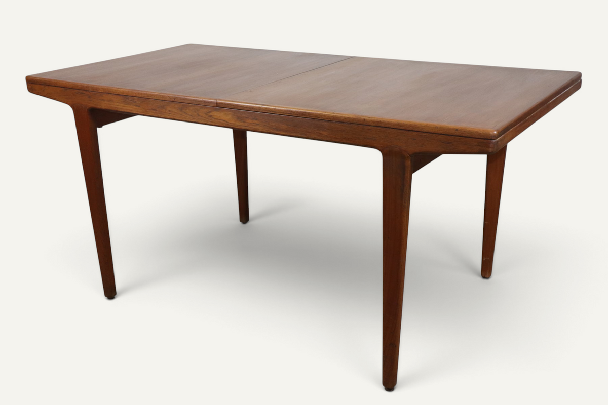 Table de repas extensible danoise en teck – années 1960