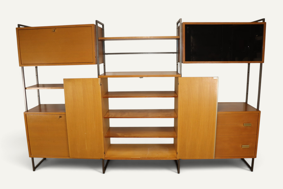 Bibliothèque modulable Georges Frydman pour EFA – Années 60