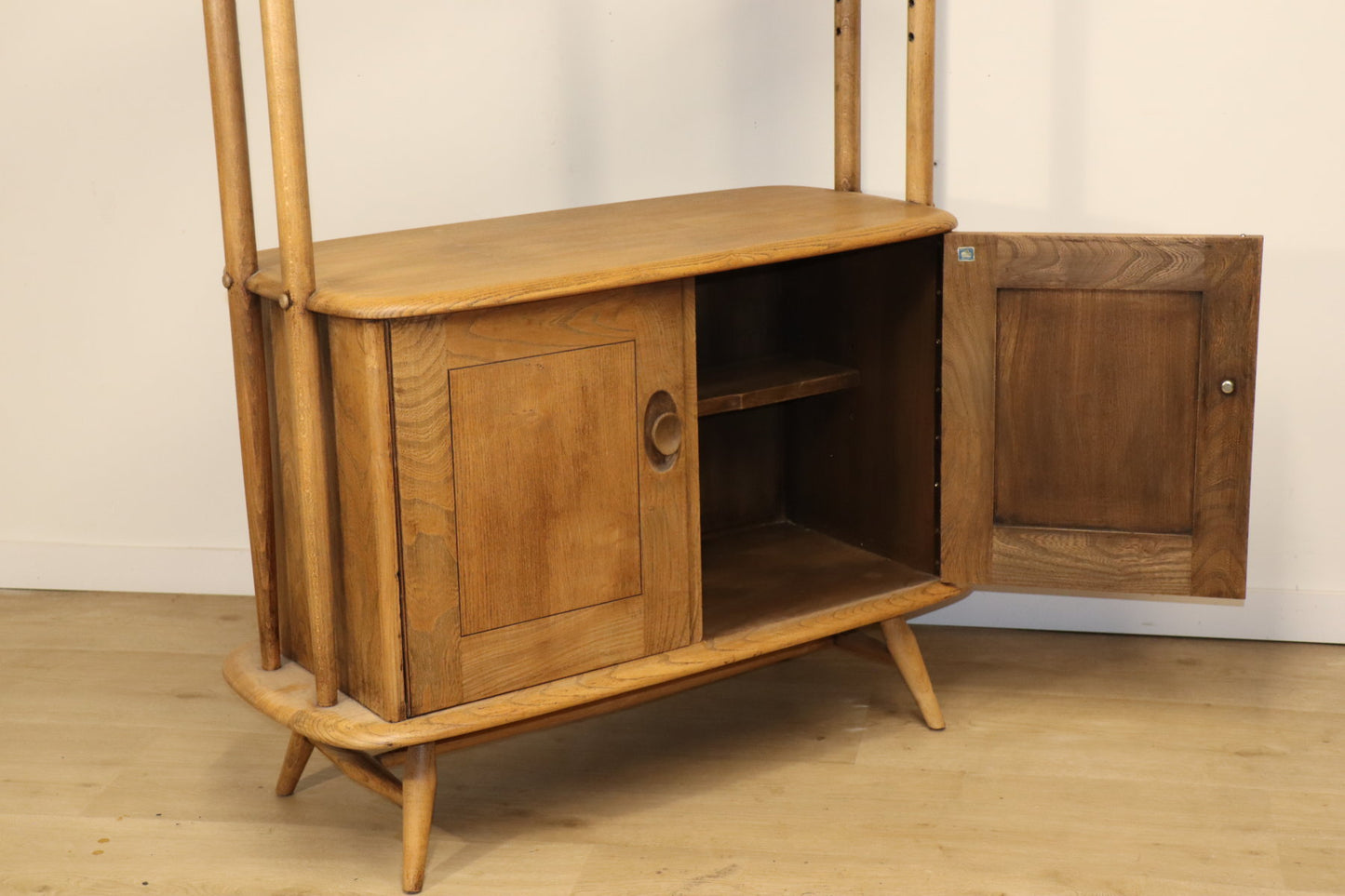 Vintage Ercol bookcase by Lucian Ercolani in wood, 1960s