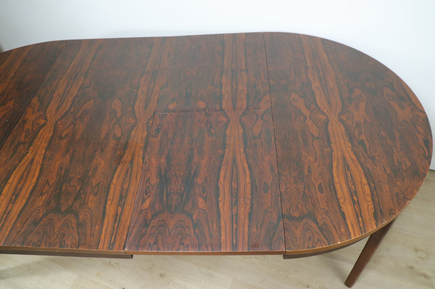 Table de repas vintage extensible en palissandre, 1960