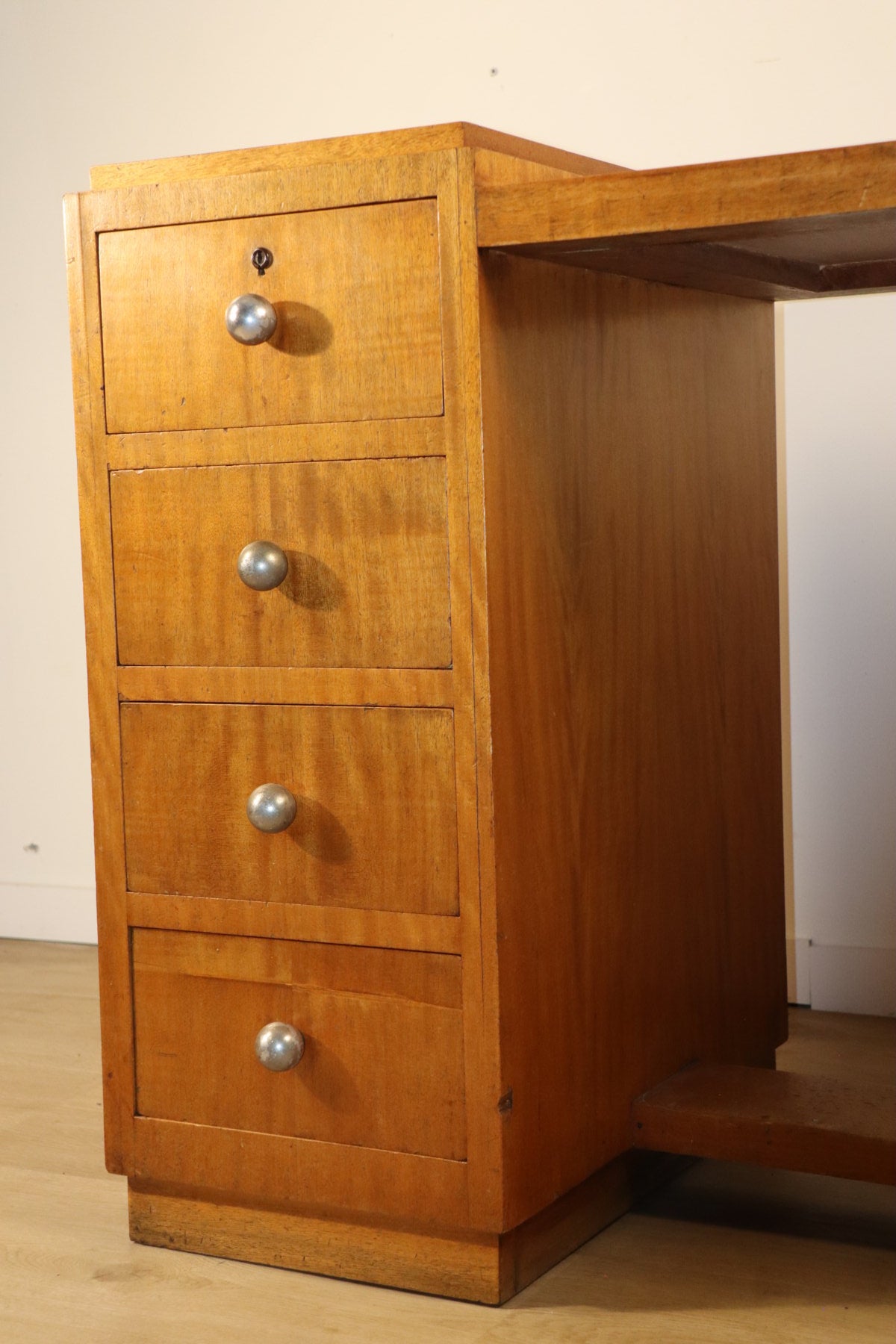 Bureau de style Art Déco en bois, 1940