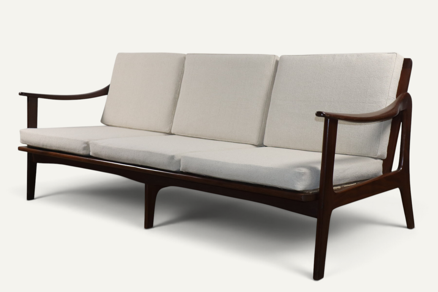 Canapé scandinave 3 places en teck – Années 1960