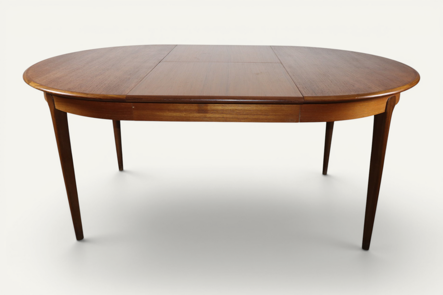 Table de repas extensible scandinave en teck - Années 1960