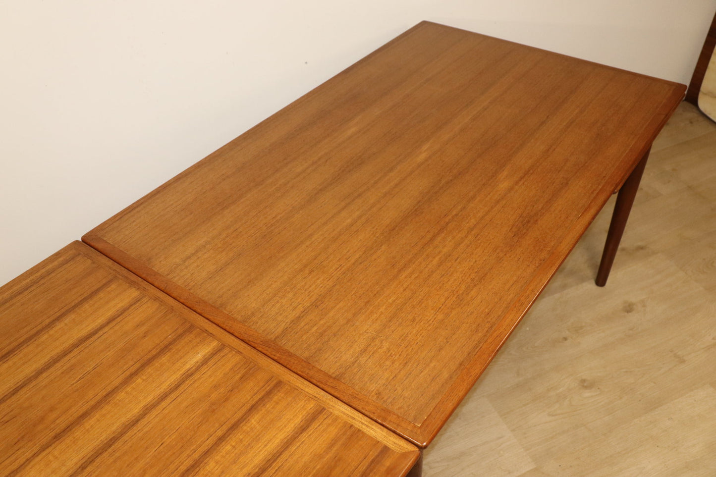 Table de repas extensible scandinave danoise en teck, 1960