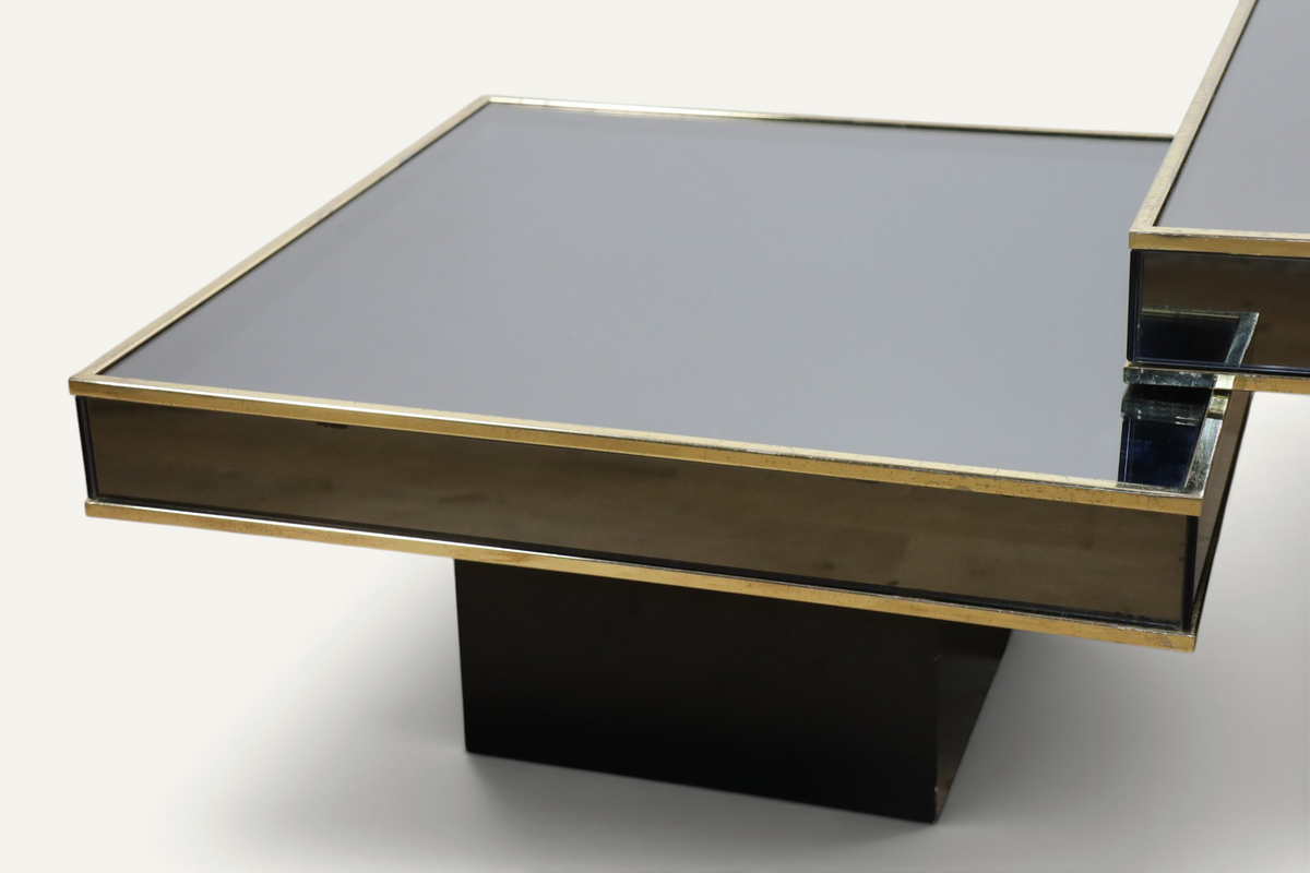 Tables basses modulables édition Cidue, d'après Willy Rizzo années 1970