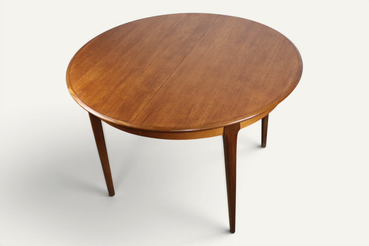 Table de repas extensible scandinave en teck - Années 1960