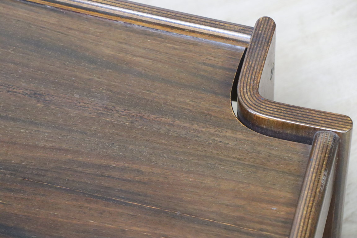 Table basse « Zelda » par Sergio Asti en palissandre, 1960