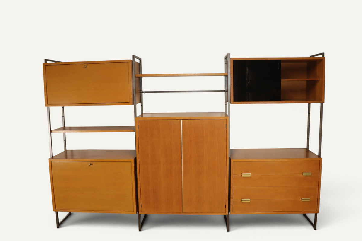 Bibliothèque modulable Georges Frydman pour EFA – Années 60