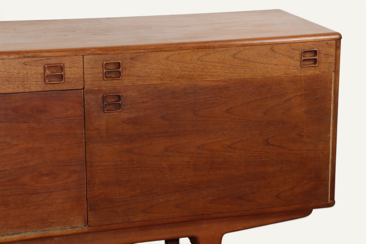 Enfilade scandinave en teck – années 1960