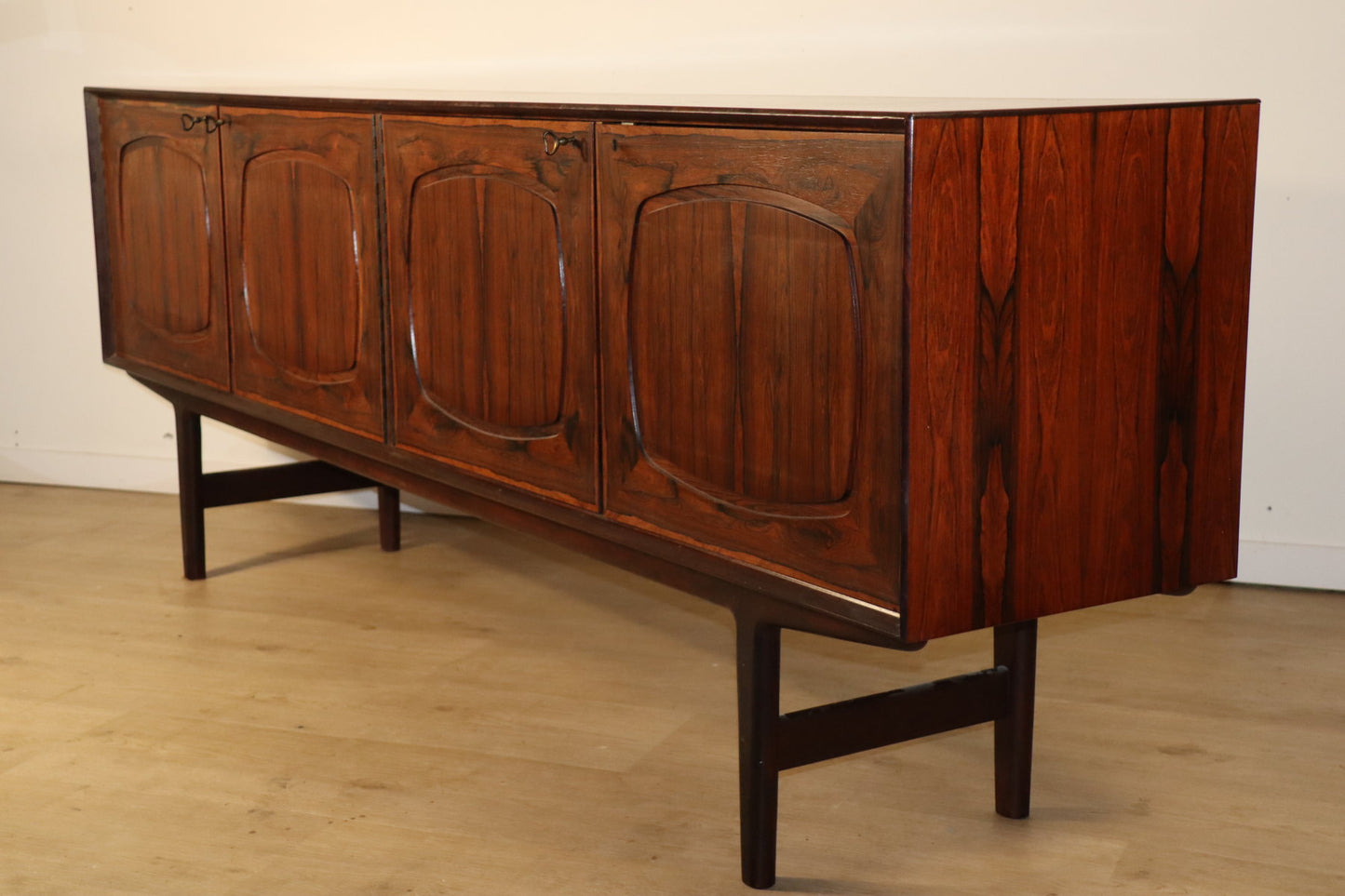 Enfilade scandinave en palissandre par Fredrik Kayser, 1960