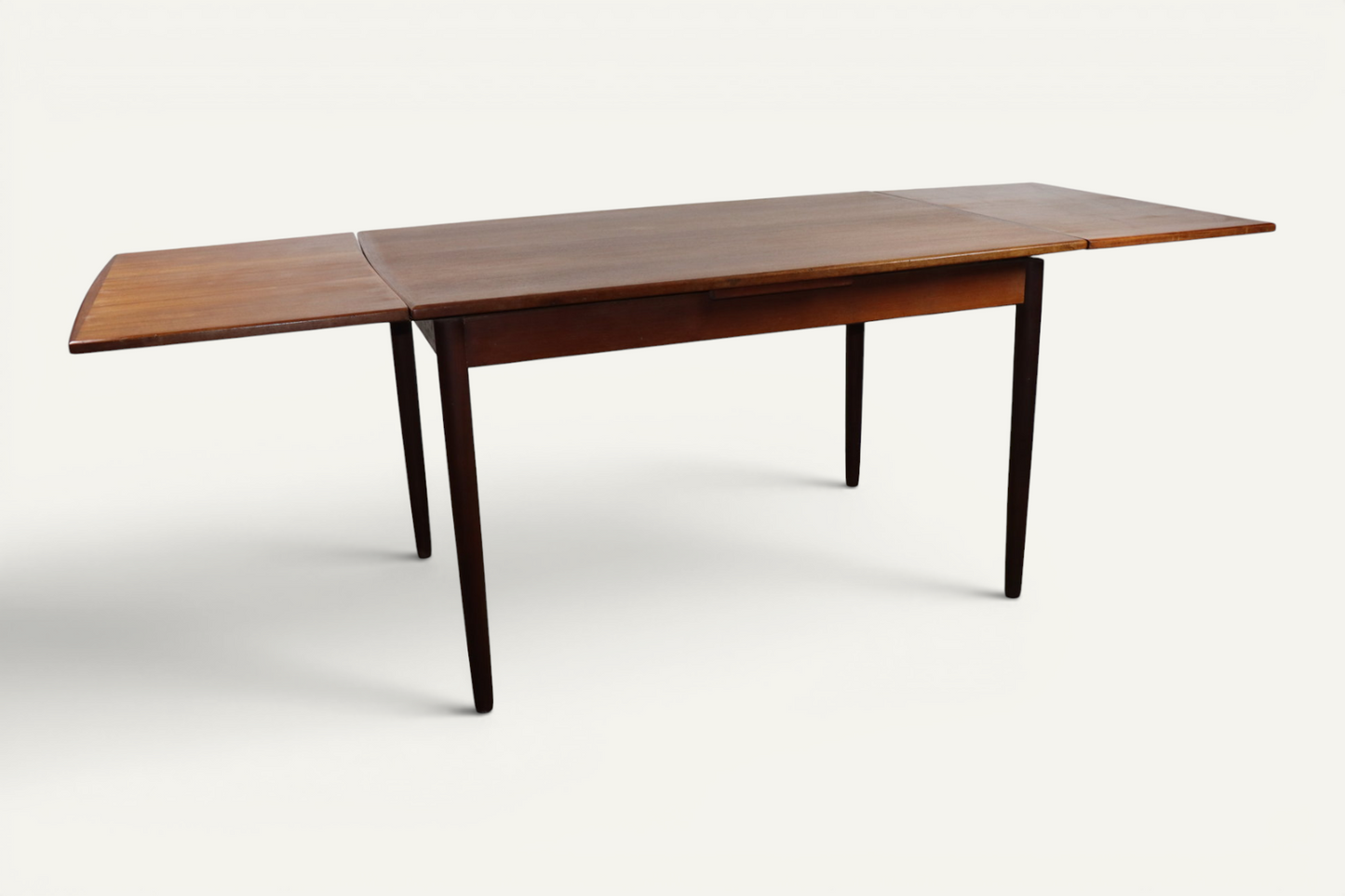 Table de repas extensible en teck scandinave - Années 60
