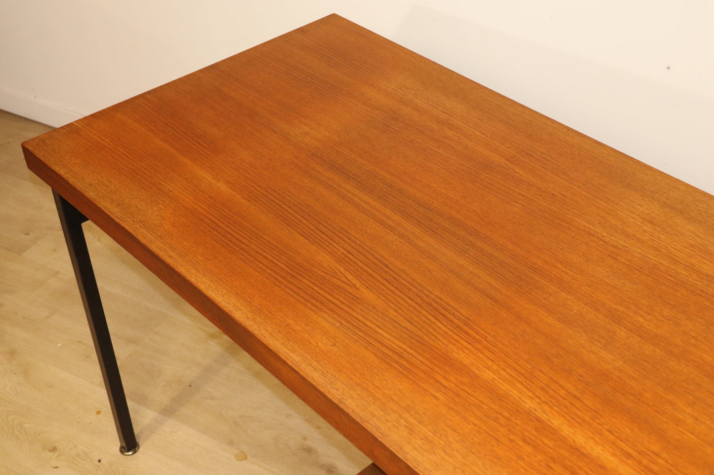 Bureau vintage en teck & métal – années 60