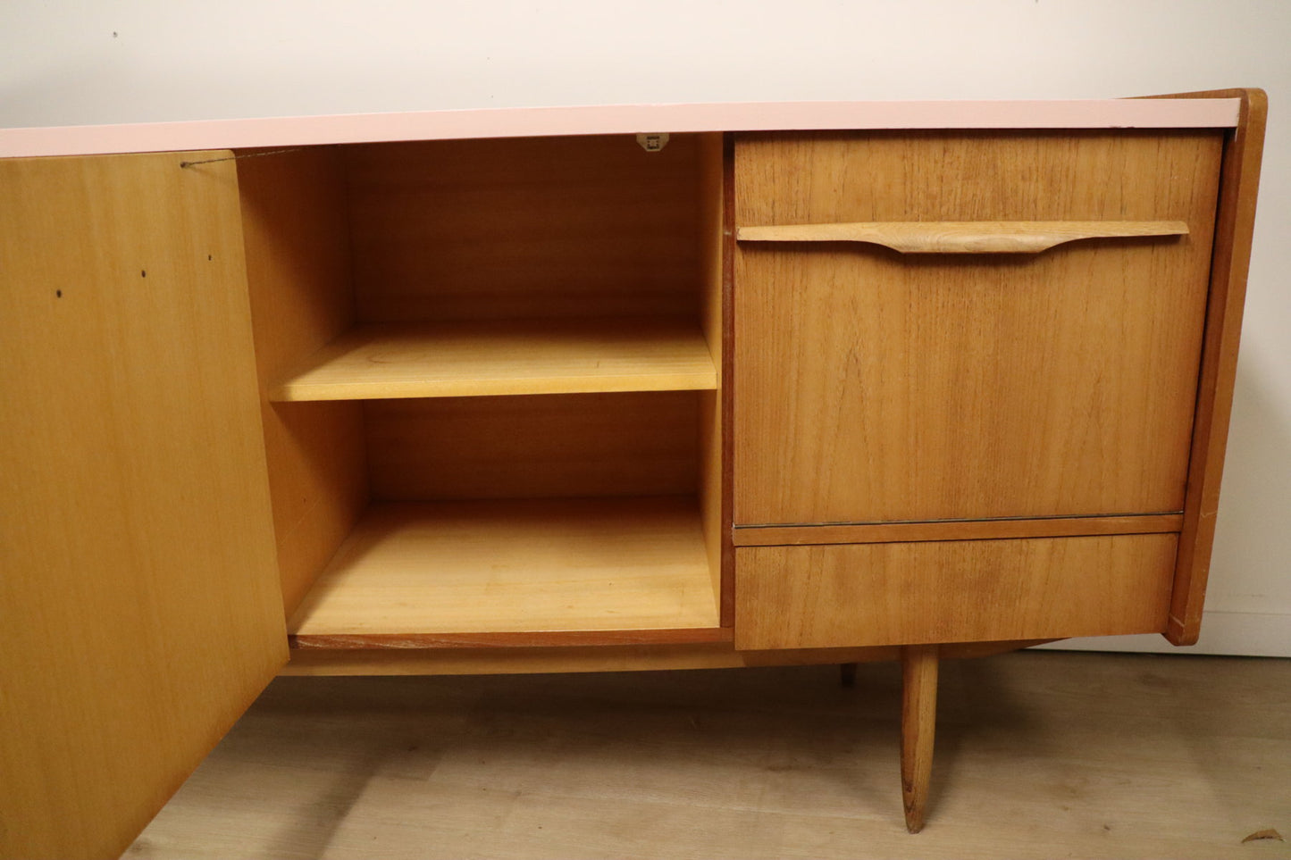 Enfilade vintage en teck années 60