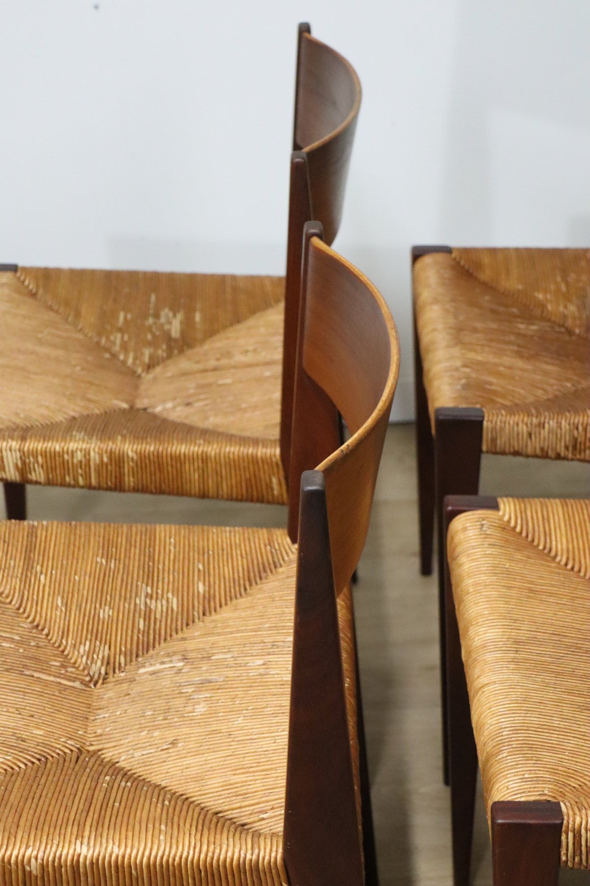 Série de 4 chaises scandinave modèle "Pia" de Poul Cadovius, 1960