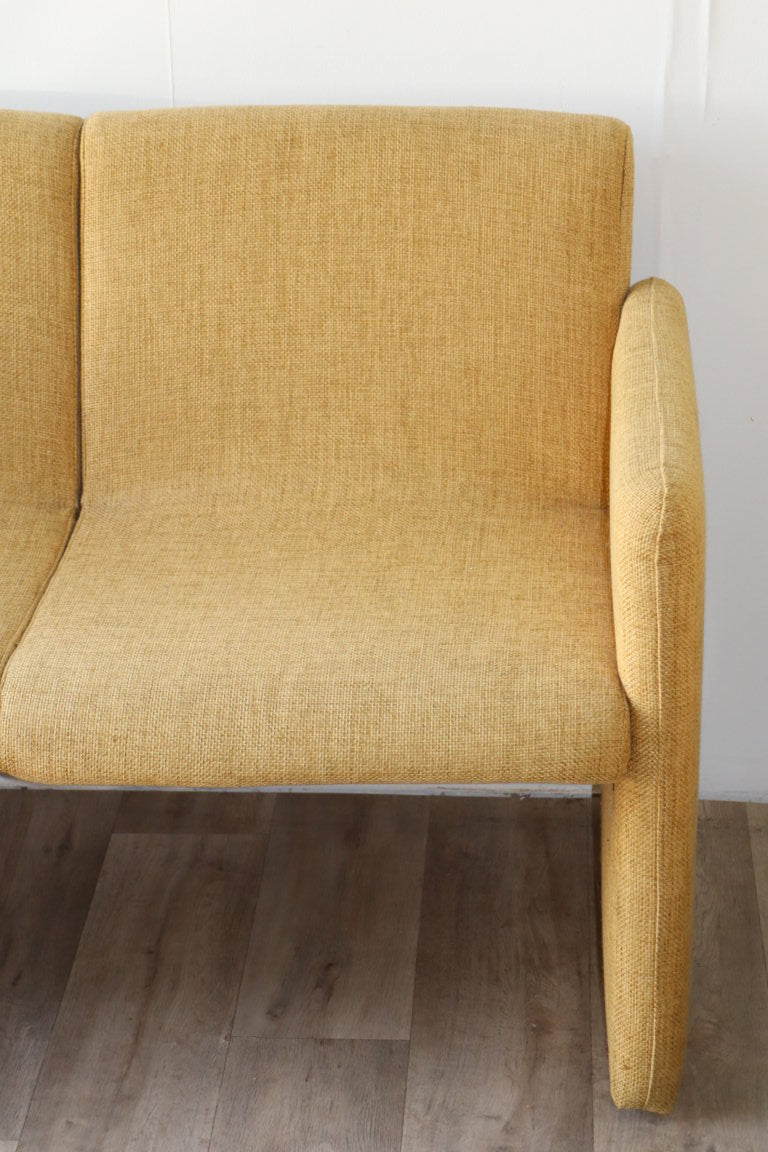 Paire de canapés vintage en tissu, 1970
