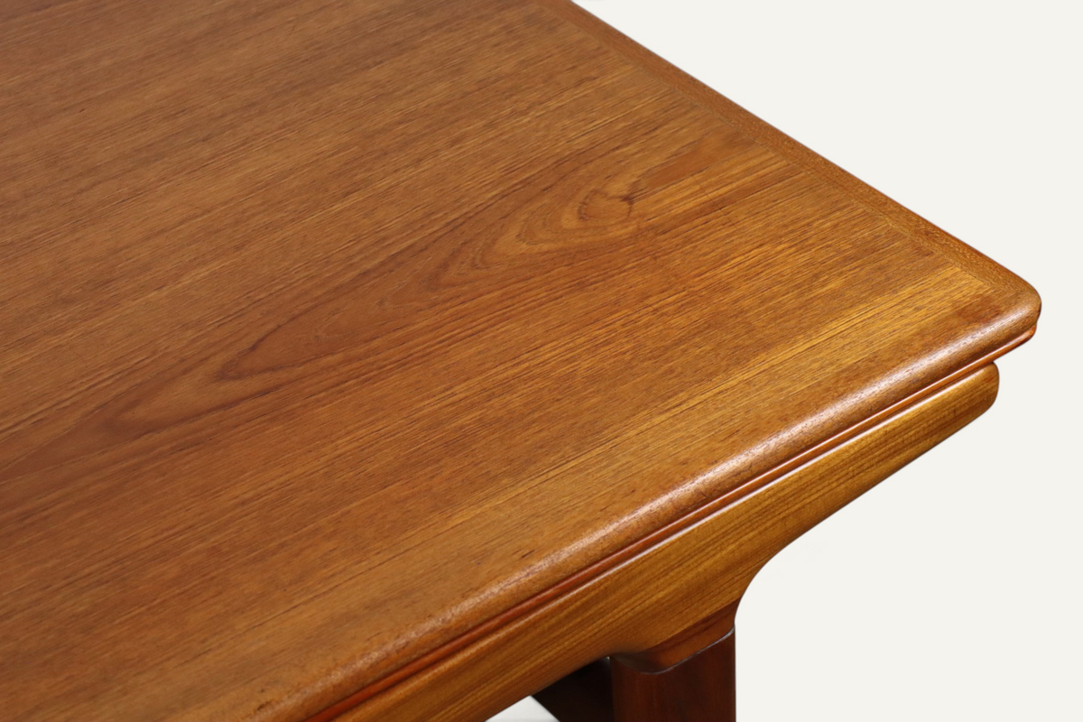 Table de repas scandinave extensible de Johannes Andersen en teck - 1960