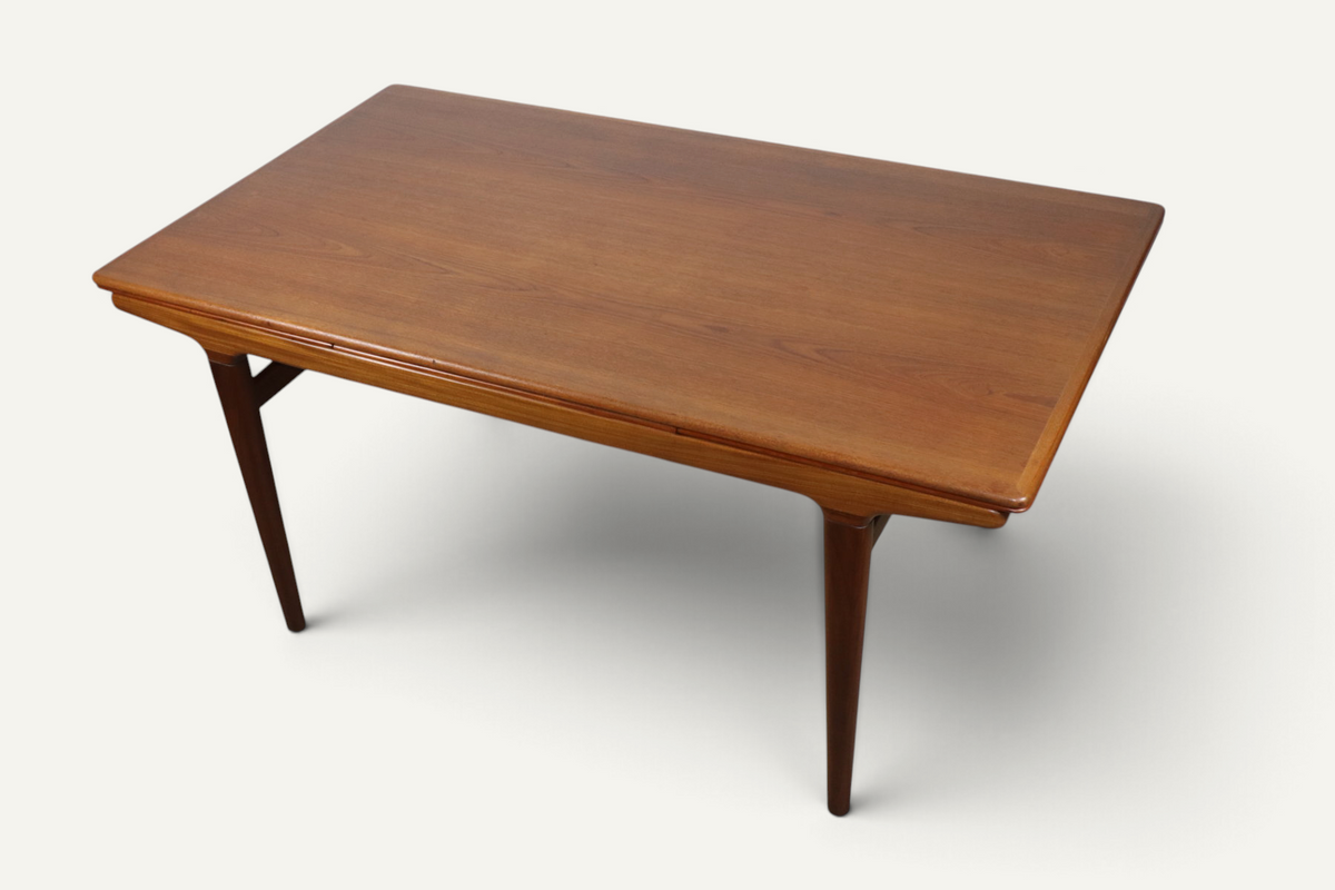Table de repas scandinave extensible de Johannes Andersen en teck - 1960