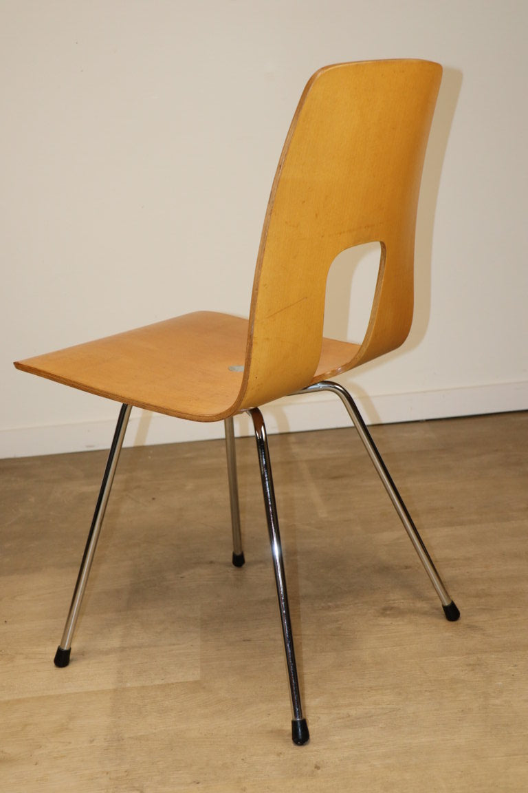 Chaise modèle "One point" par Hans Bellman en hêtre, 1950