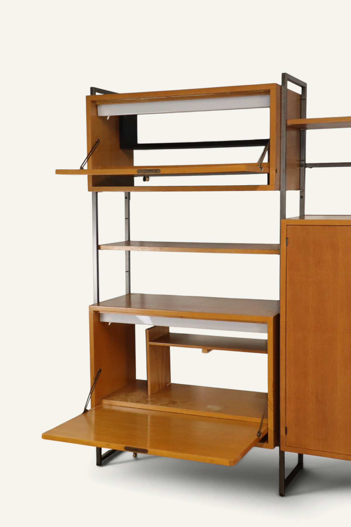 Bibliothèque modulable Georges Frydman pour EFA – Années 60