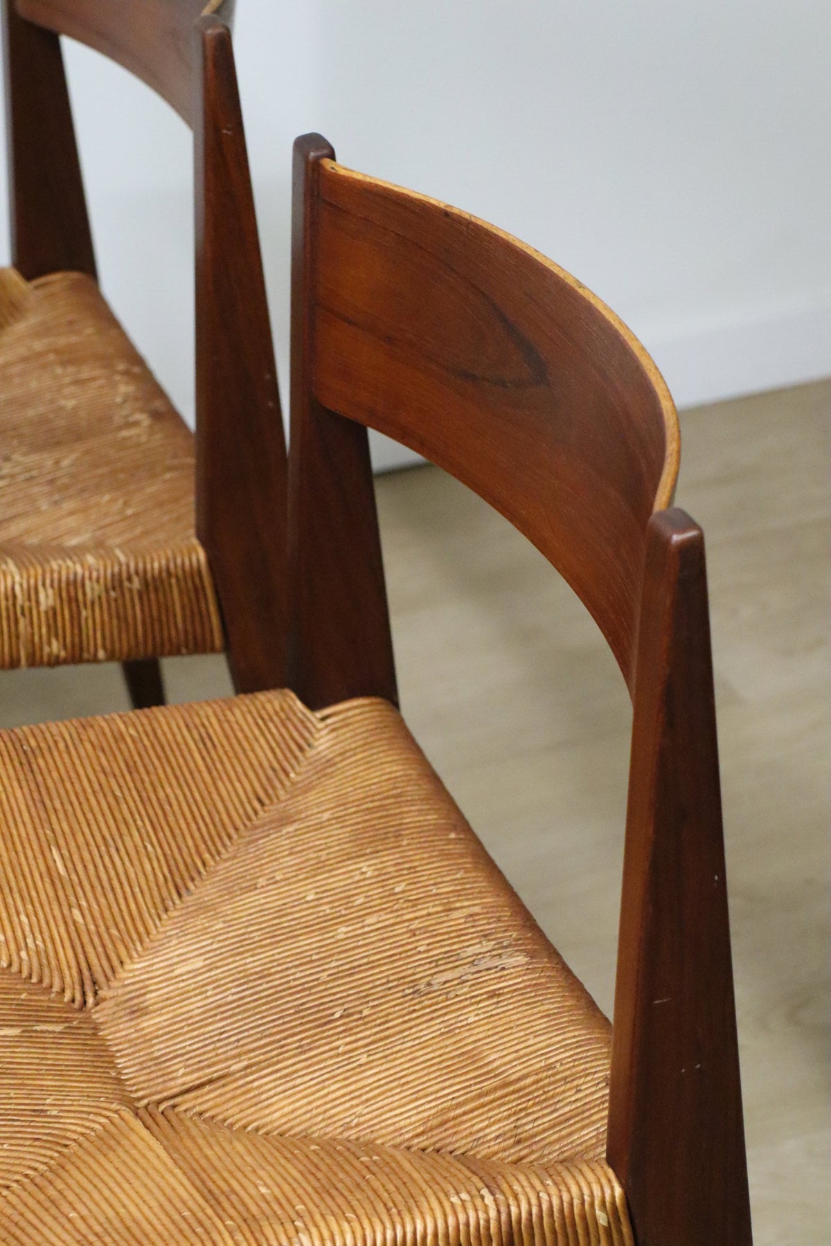 Série de 4 chaises scandinave modèle "Pia" de Poul Cadovius, 1960