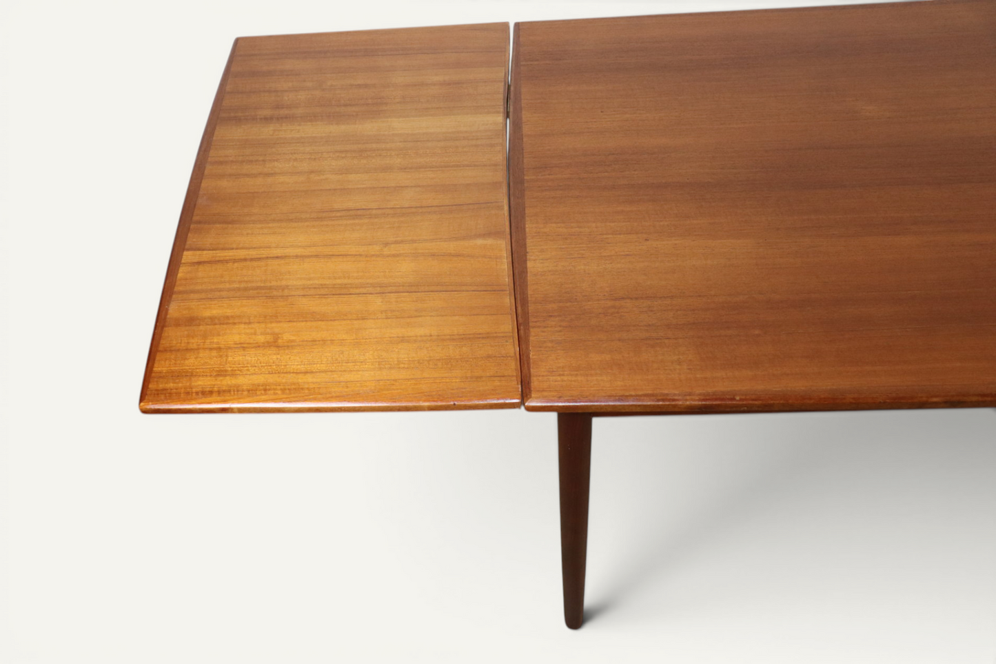 Table de repas extensible en teck scandinave - Années 60