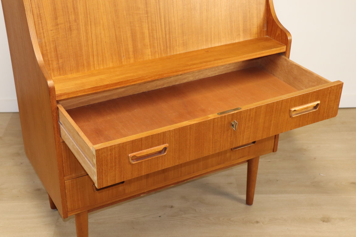 Secrétaire scandinave par Gunnar Nielsen Tibergaard en teck, 1960