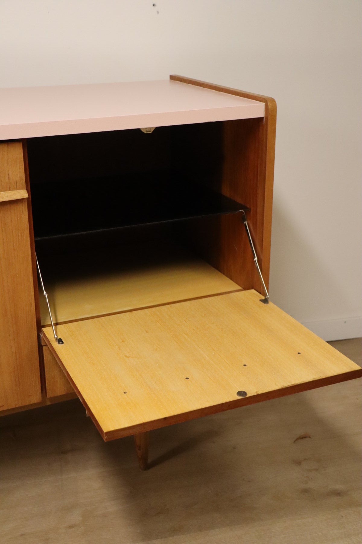 Enfilade vintage en teck années 60