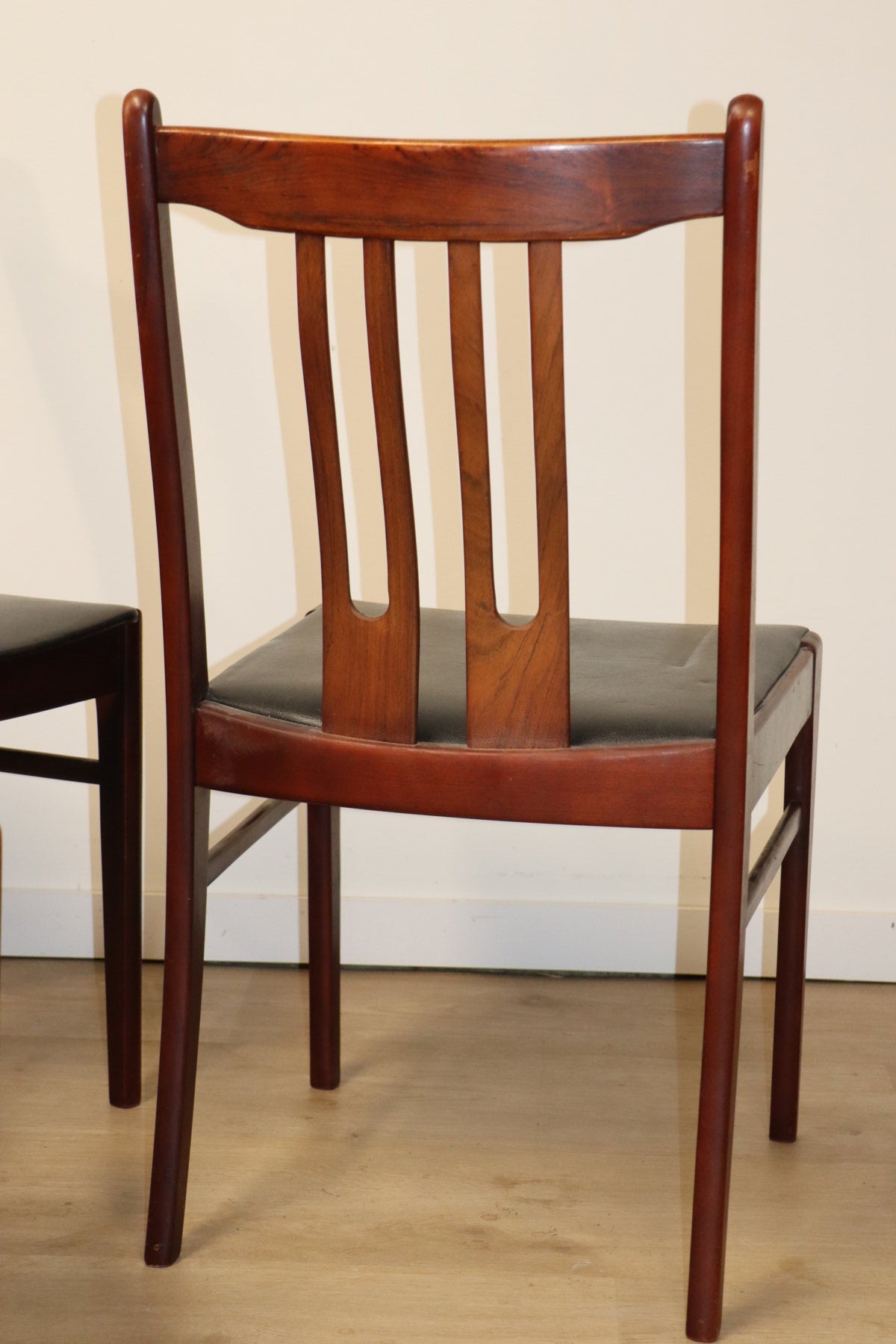 Série de 6 chaises scandinave en palissandre, 1960