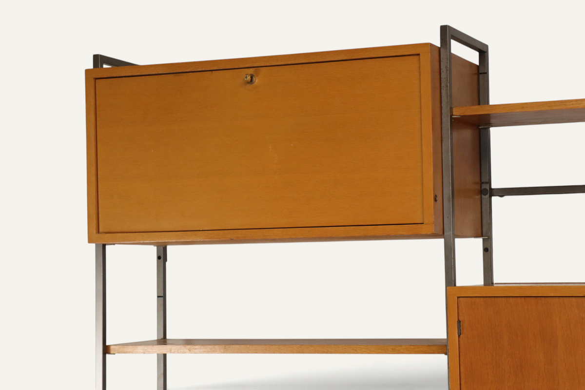 Bibliothèque modulable Georges Frydman pour EFA – Années 60