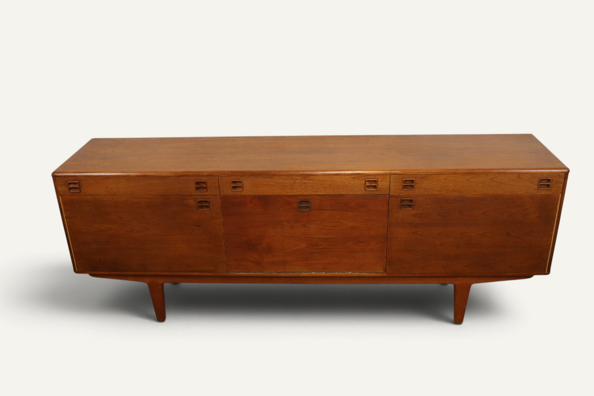 Enfilade scandinave en teck – années 1960