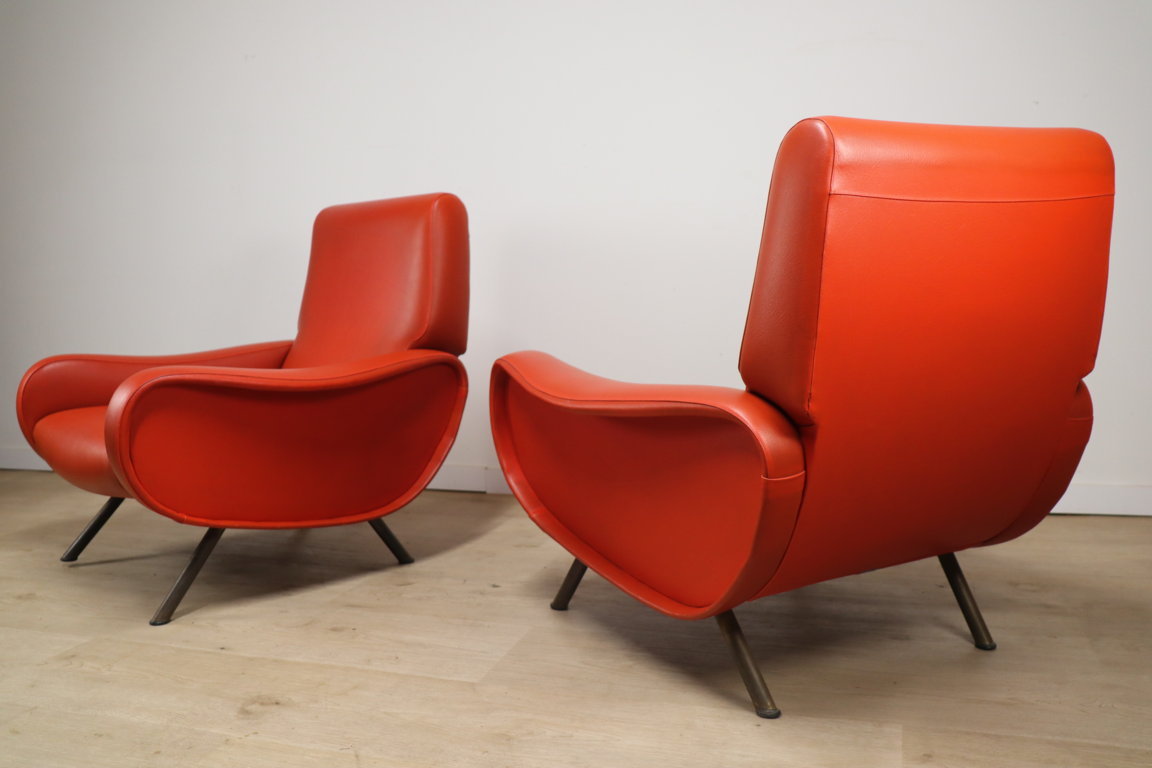 Paire de fauteuils « Lady » par Marco Zanuso édition Arflex, 1950