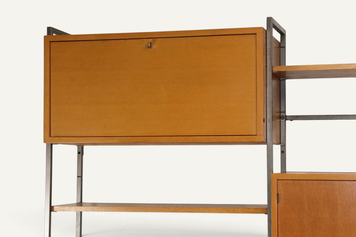 Bibliothèque modulable Georges Frydman pour EFA – Années 60