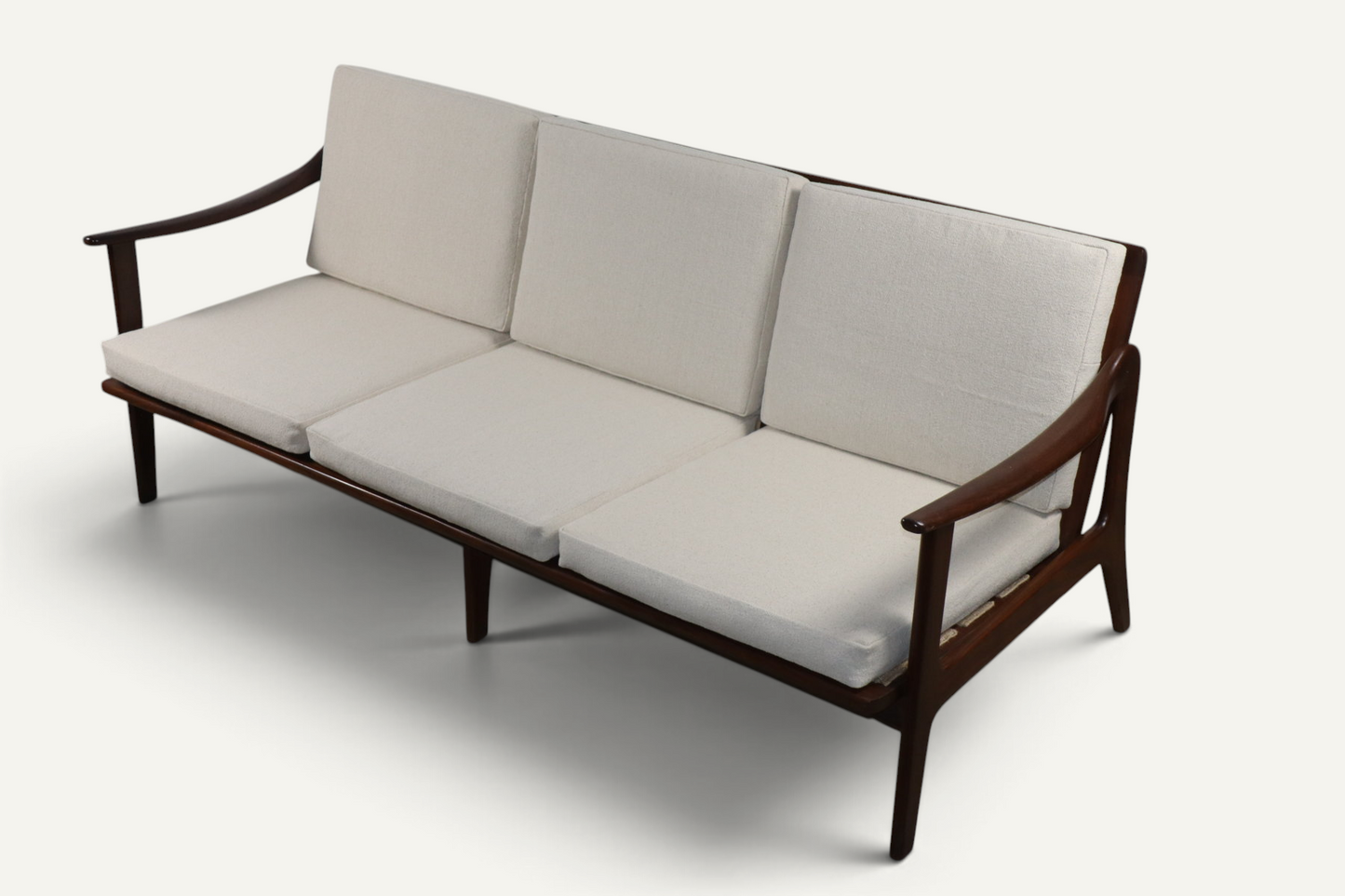 Canapé scandinave 3 places en teck – Années 1960