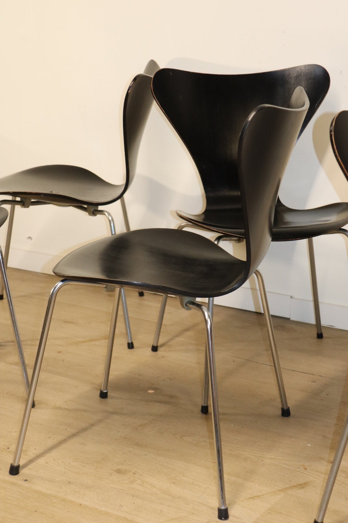 Chaises Série 7 Arne Jacobsen édition Fritz Hansen, 1965