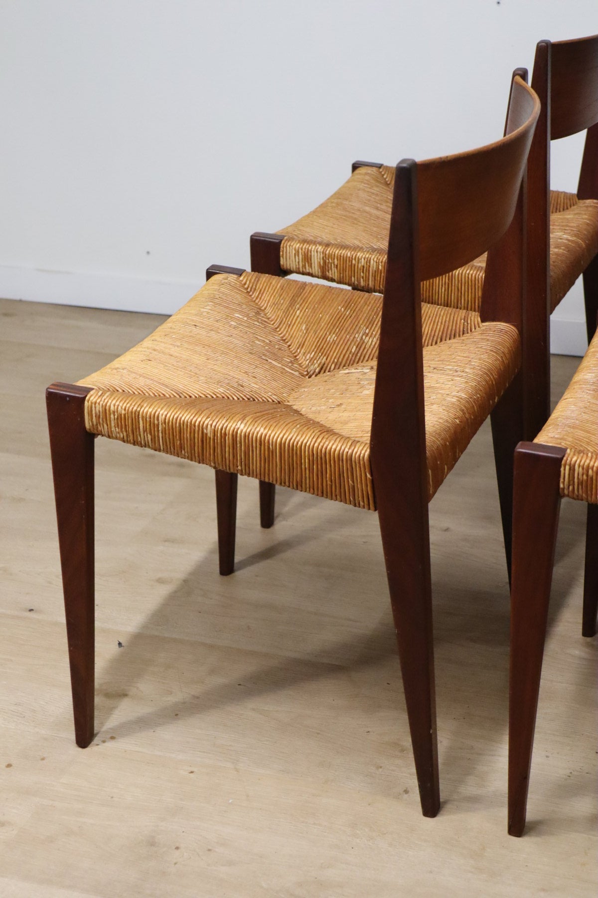 Série de 4 chaises scandinave modèle "Pia" de Poul Cadovius, 1960