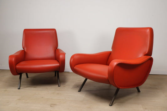 Paire de fauteuils « Lady » par Marco Zanuso édition Arflex, 1950