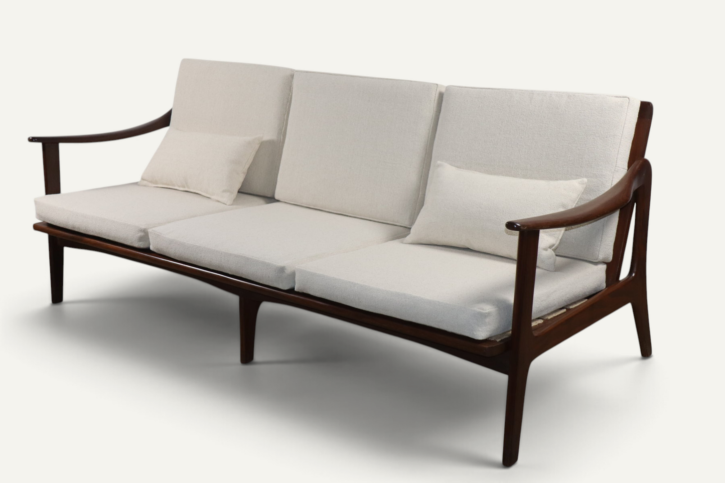 Canapé scandinave 3 places en teck – Années 1960
