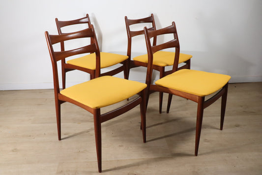 Série de 4 chaises scandinave édition Swiss Teak, 1960