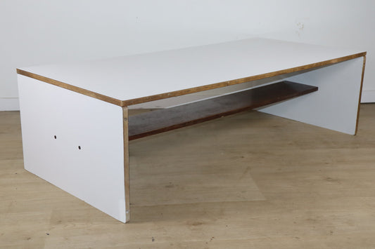 Table basse évolutive Pierre Guariche – La Plagne – Années 70