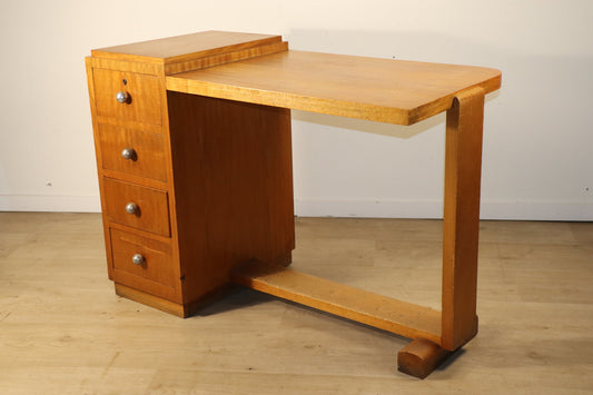 Bureau de style Art Déco en bois, 1940