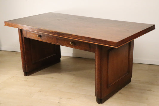 Bureau Moderniste en chêne époque Art Déco, 1940