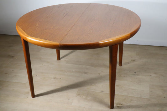 Table extensible scandinave VV Mobler Spottrup en teck, 1960