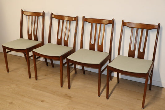 Série de 4 chaises scandinave en palissandre, 1960