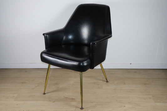 Fauteuil vintage Carlo Pagani pour Arflex, années 50