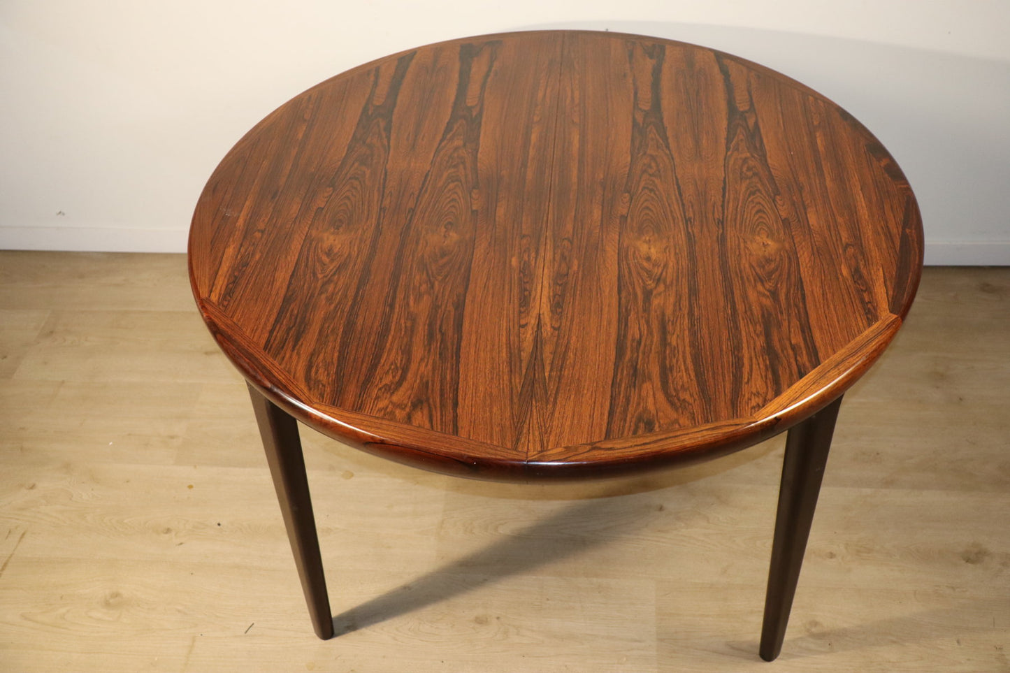 Table de repas extensible scandinave VV Mobler en palissandre, 1960