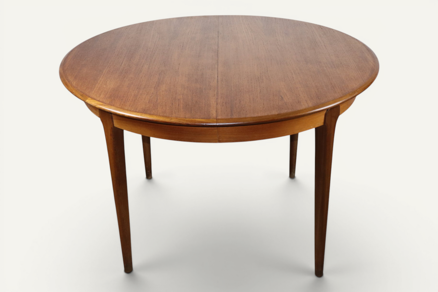 Table de repas extensible scandinave en teck - Années 1960
